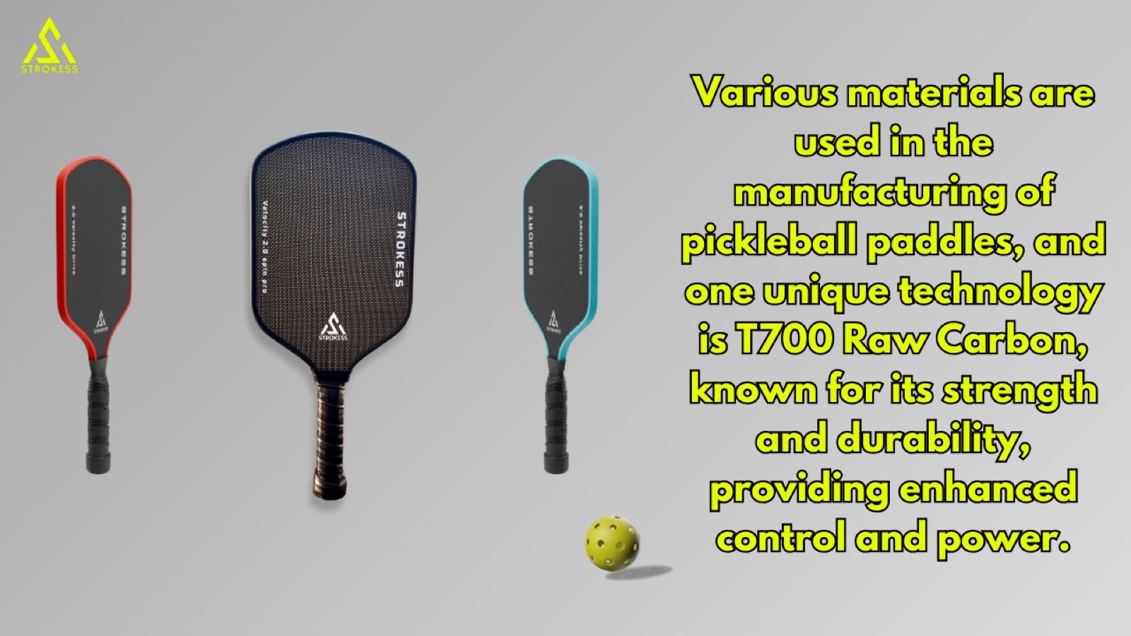 close-up of a raw T700 carbon fibre pickleball paddle face showing the gritty texture that grips the ball for spin